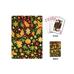 Christmas Pattern Playing Cards Single Design (mini)