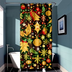 Christmas Pattern Shower Curtain 36  X 72  (stall)  by Valentinaart