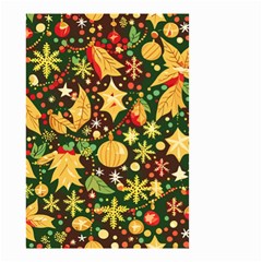 Christmas Pattern Small Garden Flag (two Sides) by Valentinaart