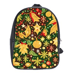 Christmas Pattern School Bag (xl)