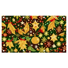 Christmas Pattern Banner And Sign 7  X 4 