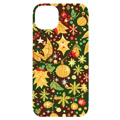 Christmas Pattern Iphone 14 Plus Black Uv Print Case