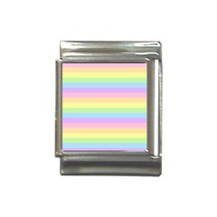 Cute Pastel Rainbow Stripes Italian Charm (13mm) by Ket1n9