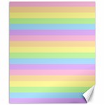 Cute Pastel Rainbow Stripes Canvas 20  x 24  19.57 x23.15  Canvas - 1