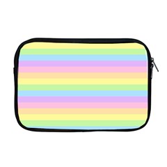 Cute Pastel Rainbow Stripes Apple Macbook Pro 17  Zipper Case by Ket1n9