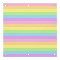 Cute Pastel Rainbow Stripes Banner And Sign 3  X 3  by Ket1n9