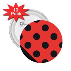 Abstract-bug-cubism-flat-insect 2 25  Buttons (10 Pack)  by Ket1n9