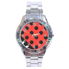 Abstract-bug-cubism-flat-insect Stainless Steel Analogue Watch by Ket1n9