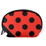 Abstract-bug-cubism-flat-insect Accessory Pouch (Large) Back