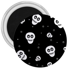 Skull Pattern 3  Magnets