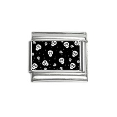 Skull Pattern Italian Charm (9mm)