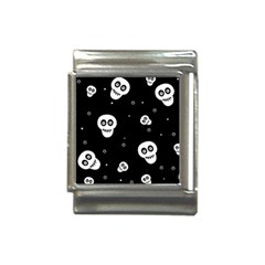 Skull Pattern Italian Charm (13mm) by Ket1n9