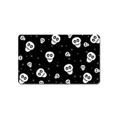 Skull Pattern Magnet (name Card)