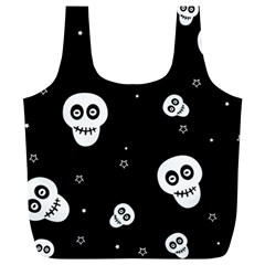 Skull Pattern Full Print Recycle Bag (xl)