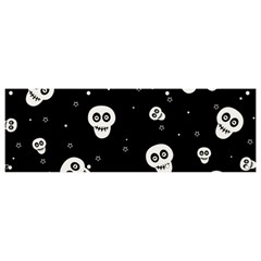 Skull Pattern Banner And Sign 9  X 3  by Ket1n9