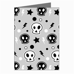 Skull-pattern- Greeting Cards (pkg Of 8) by Ket1n9