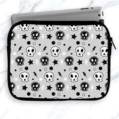 Skull-pattern- Apple Ipad 2/3/4 Zipper Cases by Ket1n9