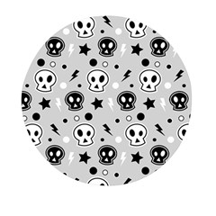 Skull-pattern- Mini Round Pill Box by Ket1n9