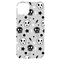 Skull-pattern- Iphone 14 Plus Black Uv Print Case by Ket1n9