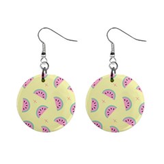 Watermelon Wallpapers  Creative Illustration And Patterns Mini Button Earrings by Ket1n9