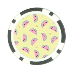 Watermelon Wallpapers  Creative Illustration And Patterns Poker Chip Card Guard (10 Pack) by Ket1n9