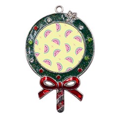 Watermelon Wallpapers  Creative Illustration And Patterns Metal X mas Lollipop With Crystal Ornament by Ket1n9