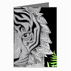 Tiger Head Greeting Card