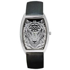 Tiger Head Barrel Style Metal Watch by Ket1n9