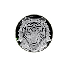 Tiger Head Hat Clip Ball Marker (10 Pack) by Ket1n9