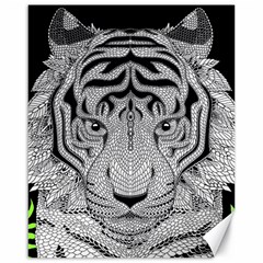 Tiger Head Canvas 16  X 20  by Ket1n9