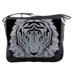 Tiger Head Messenger Bag by Ket1n9