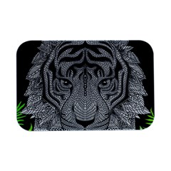 Tiger Head Open Lid Metal Box (silver)   by Ket1n9