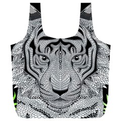 Tiger Head Full Print Recycle Bag (xxl) by Ket1n9