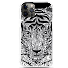 Tiger Head Iphone 12 Pro Max Tpu Uv Print Case by Ket1n9