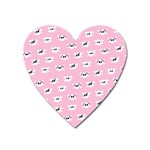 Girly Girlie Punk Skull Heart Magnet Front