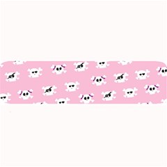 Girly Girlie Punk Skull Large Bar Mat by Ket1n9