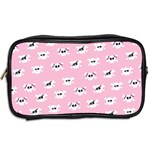 Girly Girlie Punk Skull Toiletries Bag (Two Sides) Back