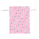 Girly Girlie Punk Skull Lightweight Drawstring Pouch (L) Front