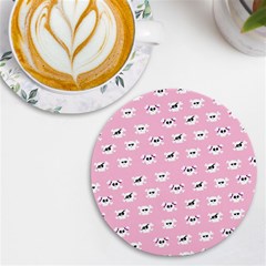 Girly Girlie Punk Skull Uv Print Round Tile Coaster by Ket1n9