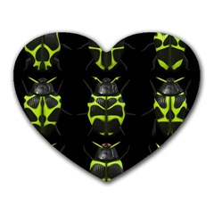 Beetles-insects-bugs- Heart Mousepad by Ket1n9