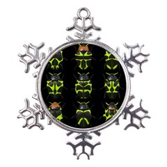 Beetles-insects-bugs- Metal Large Snowflake Ornament by Ket1n9