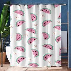 Watermelon Wallpapers  Creative Illustration And Patterns Shower Curtain 60  X 72  (medium)  by Ket1n9