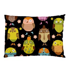 Cute Owls Pattern Pillow Case