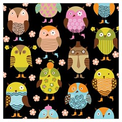 Cute Owls Pattern Lightweight Scarf  by Ket1n9