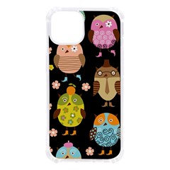 Cute Owls Pattern Iphone 13 Tpu Uv Print Case by Ket1n9