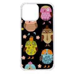 Cute Owls Pattern Iphone 13 Pro Max Tpu Uv Print Case by Ket1n9