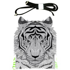 Tiger Head Shoulder Sling Bag by Ket1n9