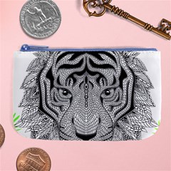 Tiger Head Large Coin Purse by Ket1n9