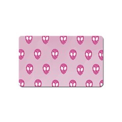 Alien Pattern Pink Magnet (name Card) by Ket1n9