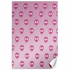 Alien Pattern Pink Canvas 20  X 30  by Ket1n9